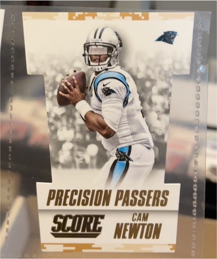 2015 Score #5 Cam Newton Precision Passers — front