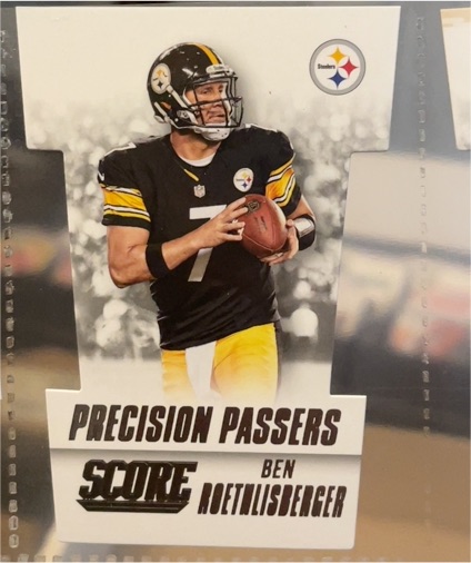 2015 Panini Score #9 Ben Roethlisberger Precision Passers — front