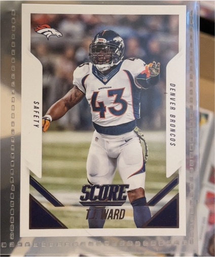 2014 Panini Score #330 T.J. Ward — front