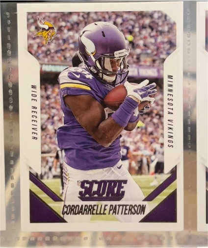2015 Panini Score #164 Cordarrelle Patterson — front