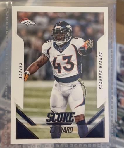 2014 Panini Score Football T.J. Ward — front