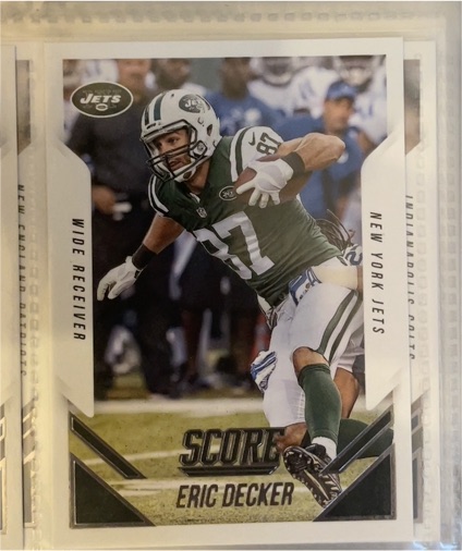 2015 Panini Score #18 Eric Decker — front