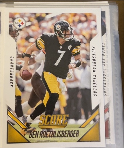 2015 Score #12 Ben Roethlisberger — front