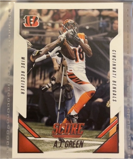 2015 Panini Score #180 A.J. Green — front