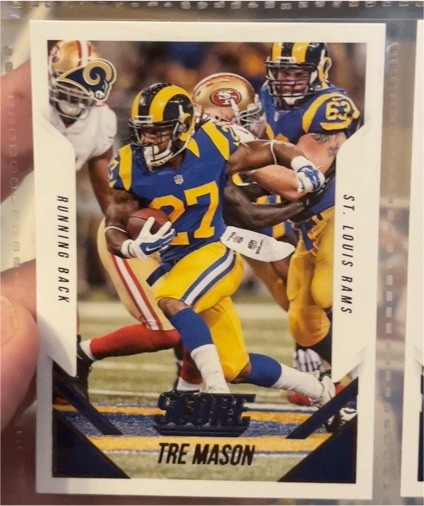 2015 Panini Score #175 Tre Mason — front