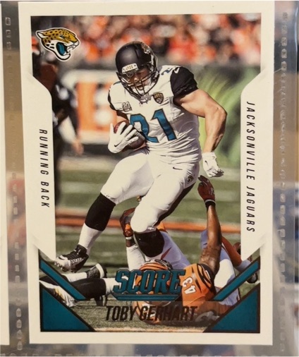 2015 Score #177 Toby Gerhart — front