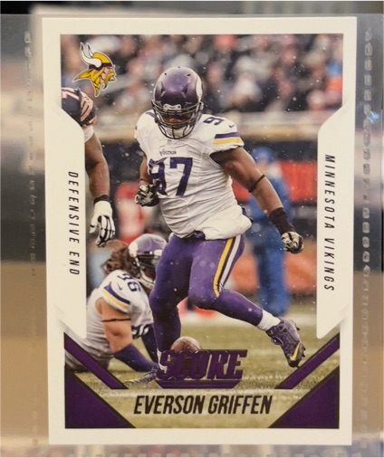 2015 Score #174 Everson Griffen — front