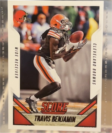 2015 Panini Score #172 Travis Benjamin — front