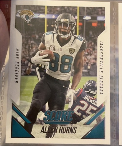 2017 Panini Score #55 Allen Hurns — front
