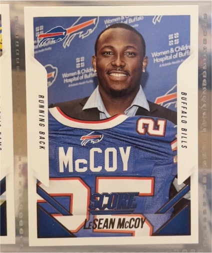 2015 Panini Score #186 LeSean McCoy — front