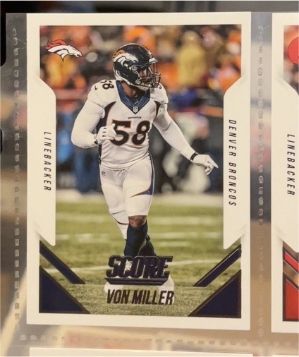 2019 Panini Score #58 Von Miller — front