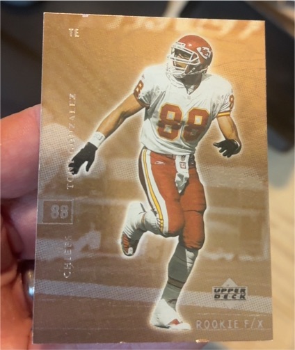 2001 Upper Deck Rookie F/X #43 Tony Gonzalez — front