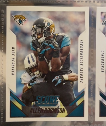2015 Score #197 Allen Robinson Jacksonville Jaguars — front