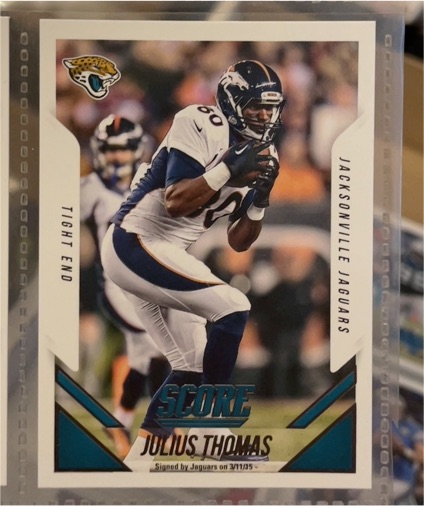 2015 Score #207 Julius Thomas — front