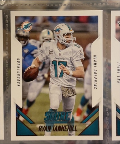 2015 Panini Score #206 Ryan Tannehill — front