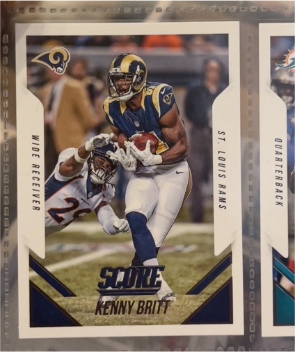 2015 Panini Score #205 Kenny Britt — front