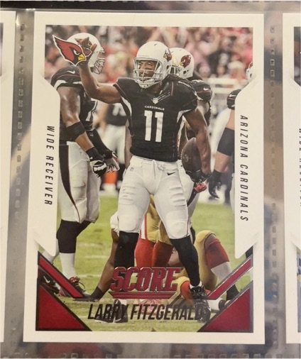 2014 Panini Score #244 Larry Fitzgerald — front
