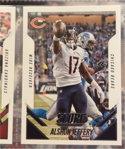 2015 Score #204 Alshon Jeffery Chicago Bears — front