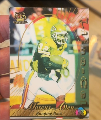 1996 Pacific Litho-Cel #Cel-51 Marcus Allen — front