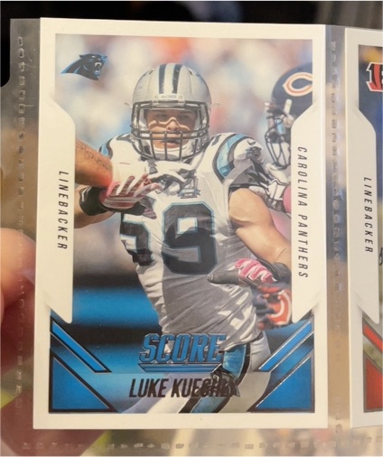 2015 Score #199 Luke Kuechly — front