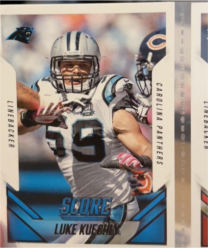 2015 Score #199 Luke Kuechly — front