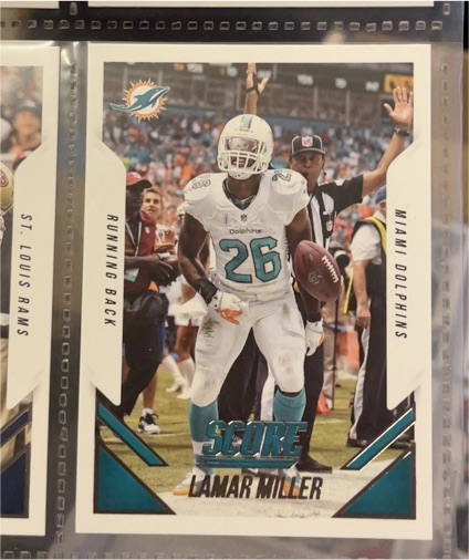 2016 Score #170 Lamar Miller — front