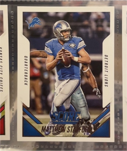 2015 Panini Score #212 Matthew Stafford — front