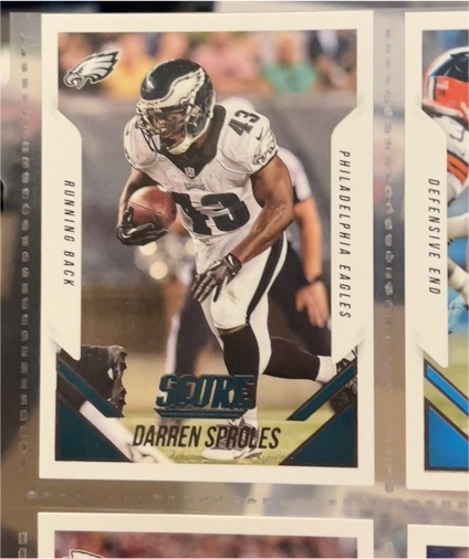2015 Score #208 Darren Sproles — front