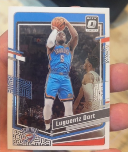 2023-24 Donruss Optic #6 Luguentz Dort — front