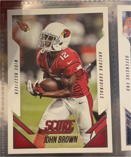 2015 Panini Score #223 John Brown — front