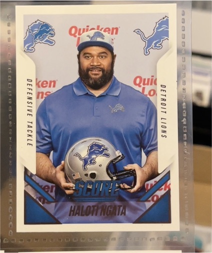2015 Score #222 Haloti Ngata Detroit Lions — front