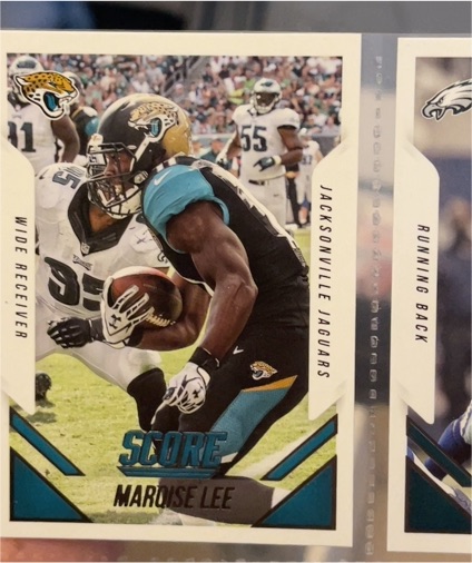 2015 Score #217 Marqise Lee Jacksonville Jaguars — front