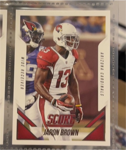 2015 Score #243 Jaron Brown — front