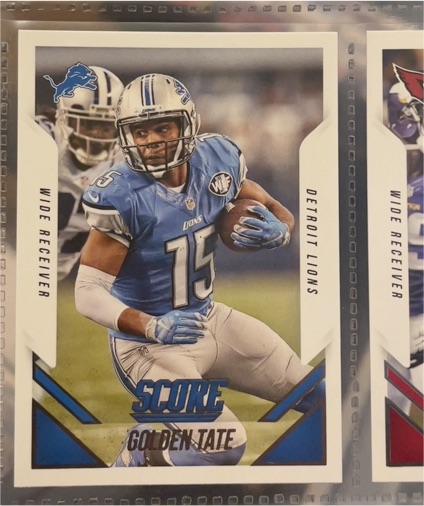 2015 Score #242 Golden Tate — front