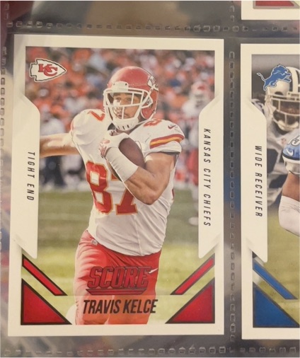 2021 Panini Score #5 Travis Kelce — front