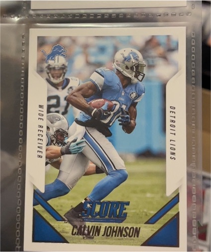 2015 Score #252 Calvin Johnson — front