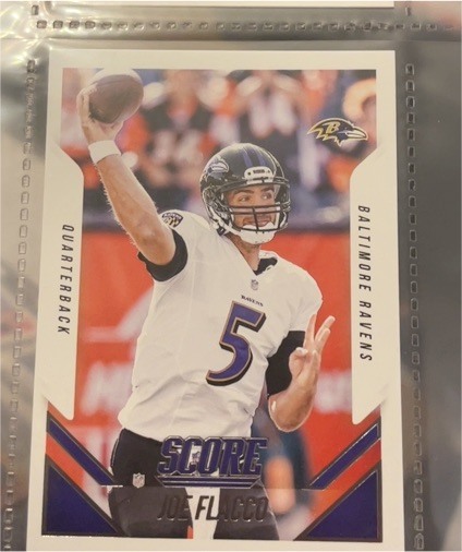 2015 Panini Score #250 Joe Flacco — front