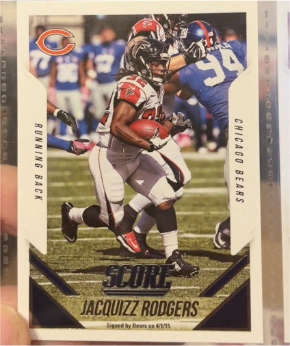 2015 Panini Score #244 Jacquizz Rodgers — front