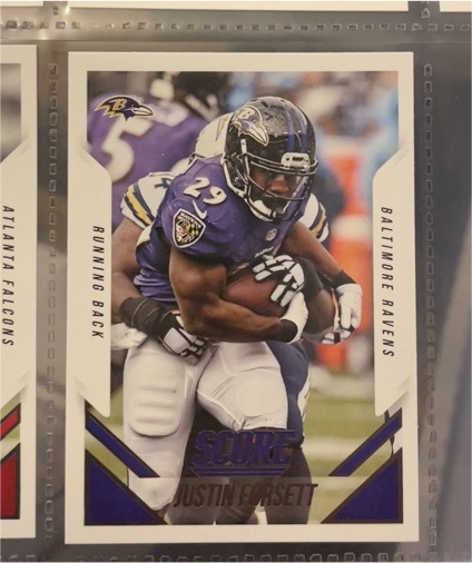 2015 Score #260 Justin Forsett — front