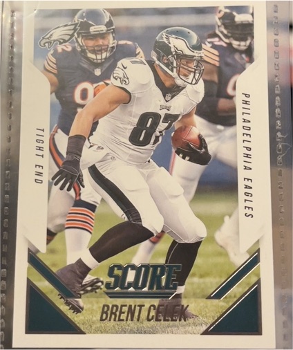 2015 Score #258 Brent Celek — front