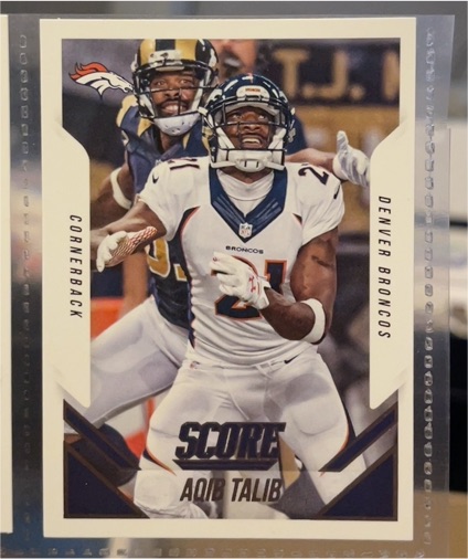 2015 Score #255 Aqib Talib — front