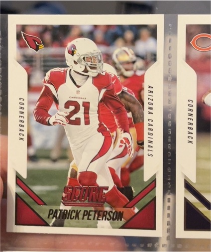 2014 Score #267 Patrick Peterson — front