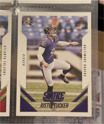 2015 Score #270 Justin Tucker — front