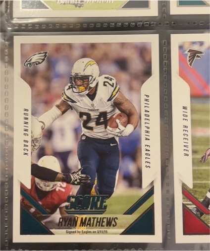2015 Panini Score #268 Ryan Mathews — front