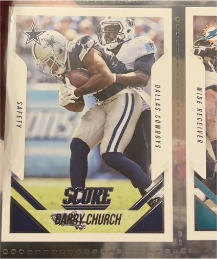 2015 Panini Score #265 Barry Church — front