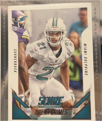 2015 Score #276 Brent Grimes — front