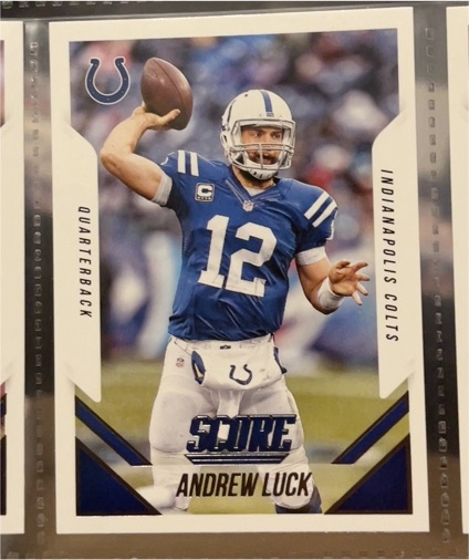 2015 Panini Score #284 Andrew Luck — front