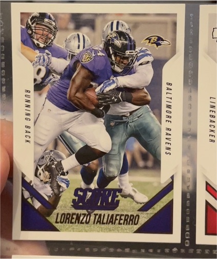 2015 Score #280 Lorenzo Taliaferro — front