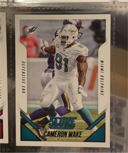2015 Score #296 Cameron Wake — front