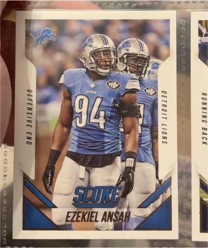 2015 Score #292 Ezekiel Ansah — front